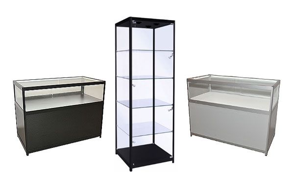 *NEW* Additions to exhibition glass showcases range