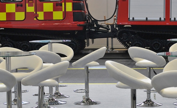 Poseur tables are ideal for exhibitions