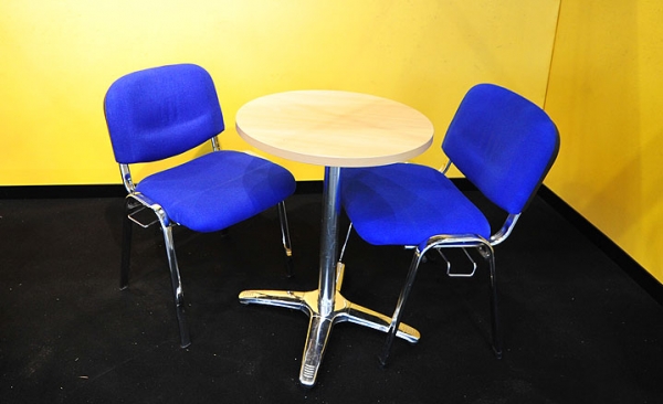 Table & chair hire for exhibitions