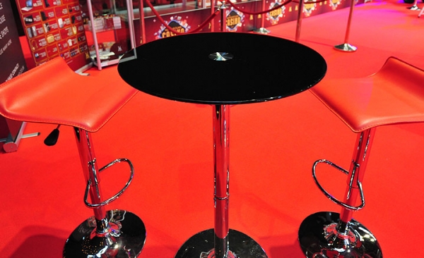 Table hire for exhibition stands