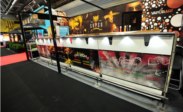 Professional counters for exhibitions